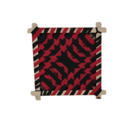 Red and Black Traditional Weaved Wall Tiles
