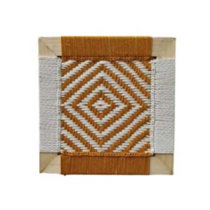 Yellow and White Traditional Weaved Wall Tiles