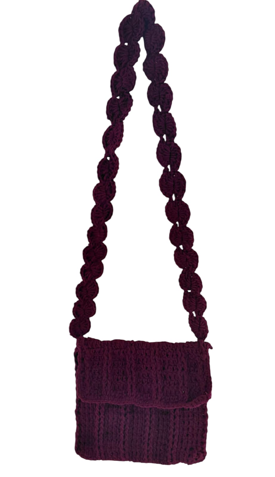 crochet sling purse 7