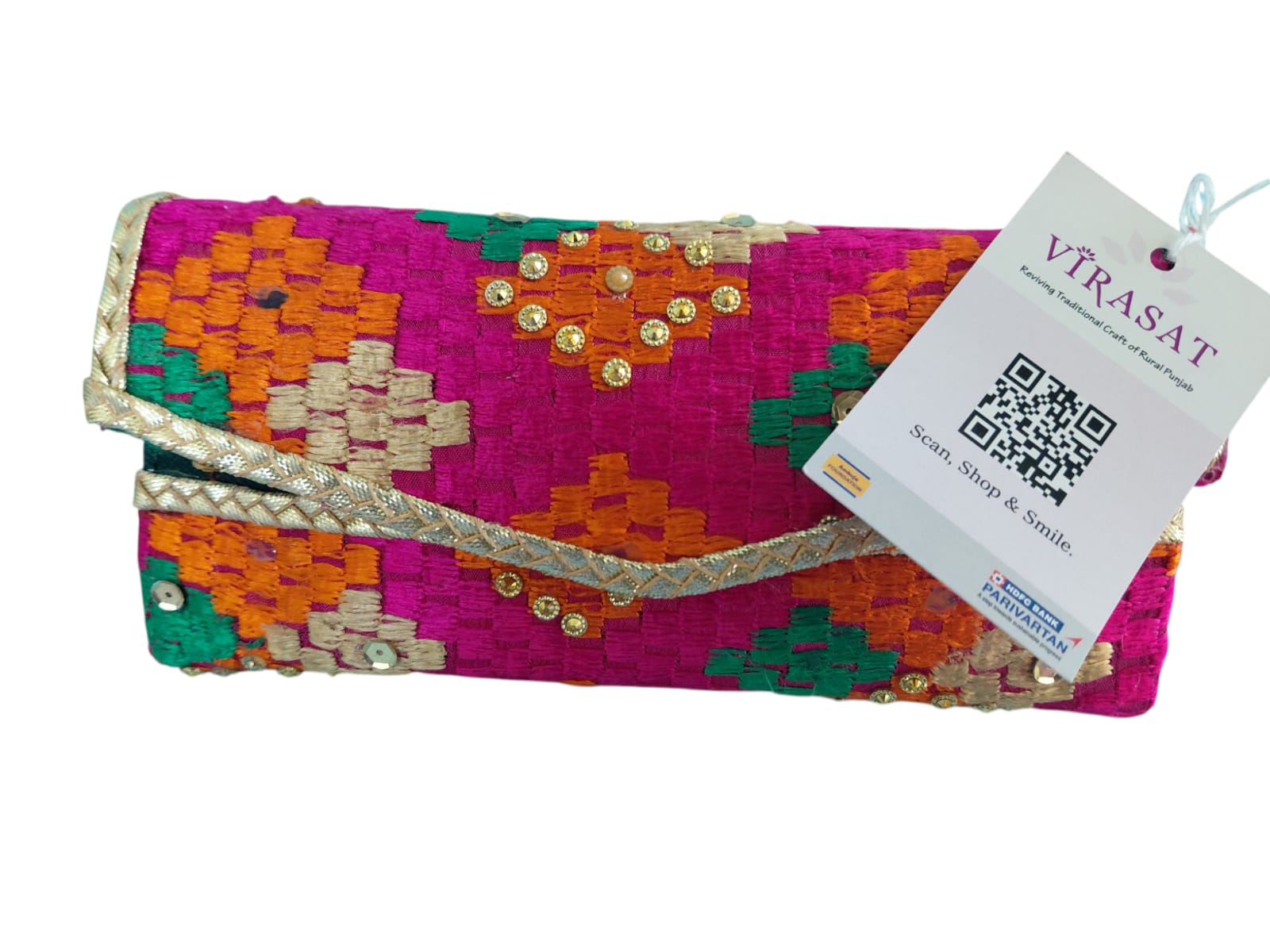 phulkari purse 1