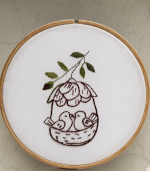 Love Birds Nest Hoop Frame