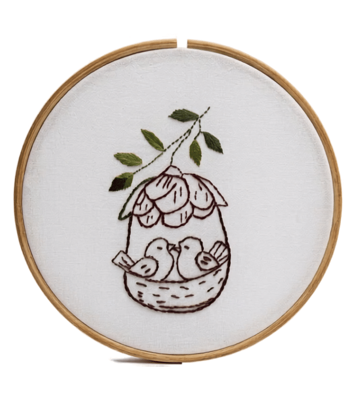 Love Birds Nest Hoop Frame Love Birds Nest Hoop Frame