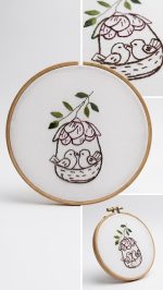 Love Birds Nest Hoop Frame